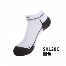 胜利 VICTOR SK128 男款羽毛球袜 运动袜 短袜 包裹设计 两色可选