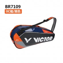 胜利 VICTOR BR7109 羽毛球包 六支装单肩背拍包 大容量