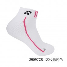 尤尼克斯YONEX 29097CR 女款羽毛球袜 运动短袜 透气设计
