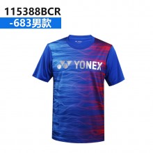 尤尼克斯 YONEX男女羽毛球服 透气速干 115388/215388蓝色