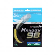 YONEX尤尼克斯 羽毛球线 NBG98 敏锐的击球手感 高弹型羽线