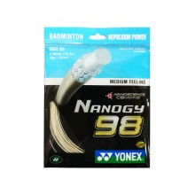 YONEX尤尼克斯 羽毛球线 NBG98 敏锐的击球手感 高弹型羽线