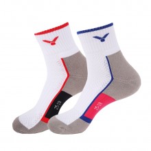 胜利 VICTOR SK134 男款羽毛球袜 运动袜 包裹设计 透气舒适 两色可选