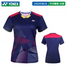 YONEX尤尼克斯羽毛球服110391BCR/210391BCR男女款短袖舒适透气