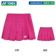 YONEX尤尼克斯羽毛球服420031BCR女童裤裙舒适透气童装