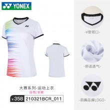 YONEX尤尼克斯羽毛球服110321BCR/210321BCR男女款短袖大赛系列
