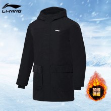李宁LINING棉服AFMR013秋冬季棉服羊羔绒保暖运动外套