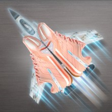 李宁LINING AYAQ008贴地飞行羽毛球鞋女子专业比赛鞋 防滑耐磨舒适透气