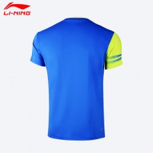 LINING李宁羽毛球服AAYS071/072男女款比赛短袖透气吸汗衣服