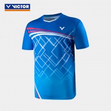 VICTOR/威克多羽毛球服 T-20005 T-21005比赛系列中性款针织T恤