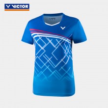 VICTOR/威克多羽毛球服 T-20005 T-21005比赛系列中性款针织T恤