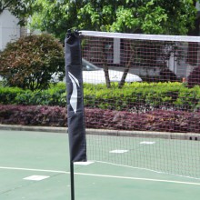 李宁LI-NING羽毛球网柱AXKS001便携式移动折叠羽毛球架 可调节支撑宽度 场馆室外