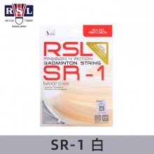 亚狮龙RSL SR-1 羽拍线 爽快的击球音 耐打弹性炫音高弹型 0.66mm超细