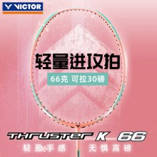 胜利VICTOR威克多羽毛球拍TK-66/TK66高磅超轻拍
