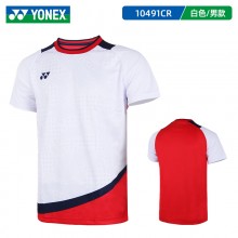 YONEX/尤尼克斯羽毛球服10491CR 20687CR男女款大赛服（球迷版）运动休闲T恤速干透气