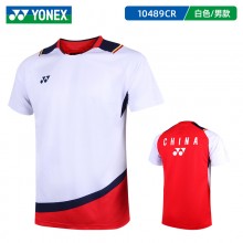 YONEX尤尼克斯羽毛球服yy男女速干短袖国家队大赛服10489/20685CR