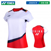 YONEX尤尼克斯羽毛球服yy男女速干短袖国家队大赛服10489/20685CR