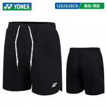 YONEX尤尼克斯羽毛球服120202BCR/220202BCR比赛训练健身情侣运动透气吸汗速干下装 男款短裤