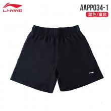 LINING李宁羽毛球服AAPP034-1儿童短裤