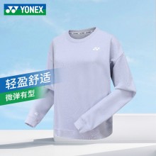 YONEX尤尼克斯羽毛球服230012BCR长袖卫衣女款休闲运动服