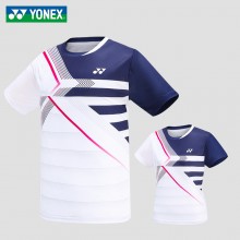 2023新款YONEX尤尼克斯羽毛球服短袖110143BCR 210143BCR男女款短袖T恤