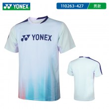 2023新款YONEX尤尼克斯羽毛球服短袖110263BCR 210263BCR男女款短袖