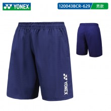 2023新款YONEX尤尼克斯羽毛球服男士短裤 女士短裙 120043BCR 220043BCR男女款短裤