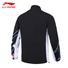 李宁羽毛球服长袖外套AFDT321男女款羽毛球服运动外套