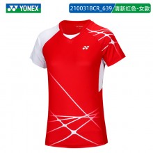 YONEX尤尼克斯羽毛球服210031BCR短袖男女款运动速干短袖