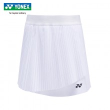 YONEX 2023新款YONEX尤尼克斯羽毛球服短裙女yy百褶裙220113TCR 运动网球裙