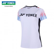 YONEX尤尼克斯羽毛球服短袖运动T恤上衣速干透气款110323BCR 210323BCR