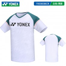 YONEX尤尼克斯羽毛球服短袖男女款羽毛球服短袖110383BCR 210383BCR 比赛训练服