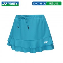 2024新款YONEX尤尼克斯羽毛球服短裙220074BCR  220154TCR女款羽毛球服短裙 裙子