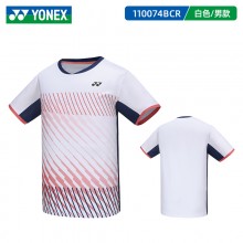 2024新款YONEX尤尼克斯羽毛球服短袖110034BCR 110054BCR 110074BCR男女款羽毛球服短袖