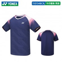 2024新款YONEX尤尼克斯羽毛球服短袖110154BCR/210154BCR男女款羽毛球服短袖