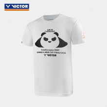 VICTOR威克多 汤尤杯纪念商品 羽毛球服 透气速干衣亲子同款针织运动T恤 T恤T-TUC2401 T-TUC2402