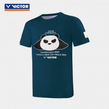 VICTOR威克多 汤尤杯纪念商品 羽毛球服 透气速干衣亲子同款针织运动T恤 T恤T-TUC2401 T-TUC2402