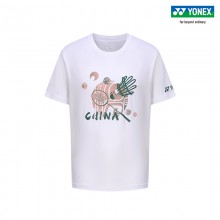 YONEX尤尼克斯羽毛球服2024年汤尤杯纪念T恤YOBC3202夏速干透气短袖