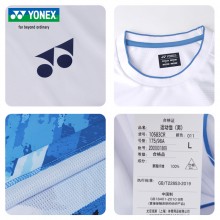 YONEX 2024新款尤尼克斯羽毛球服速干短袖国家队同款球迷款10583CR男士 20785CR女士