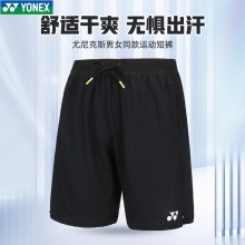 YONEX 尤尼克斯羽毛服短裤 120213BCR男款 女款短裤短裙裤裙网羽运动裤舒适团队比赛百搭透气短裤