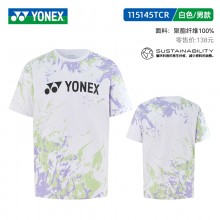 2025新款尤尼克斯YONEX网球服速干短袖运动服上衣夏季羽毛球服 115145TCR/215145TCR男女款短袖