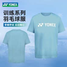 2025新款尤尼克斯YONEX羽毛球服速干短袖运动服上衣夏季比赛服 115095BCR/215095BCR男女款短袖