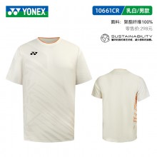 YONEX尤尼克斯羽毛球服中国国家队大赛服 球迷款 透气速干短袖团购25年新款 10661CR/20877CR短袖